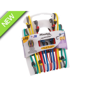 Master Lock 10 Piece Bungee Set