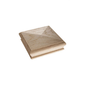 Oak Pyramid Newel Cap - 90MM