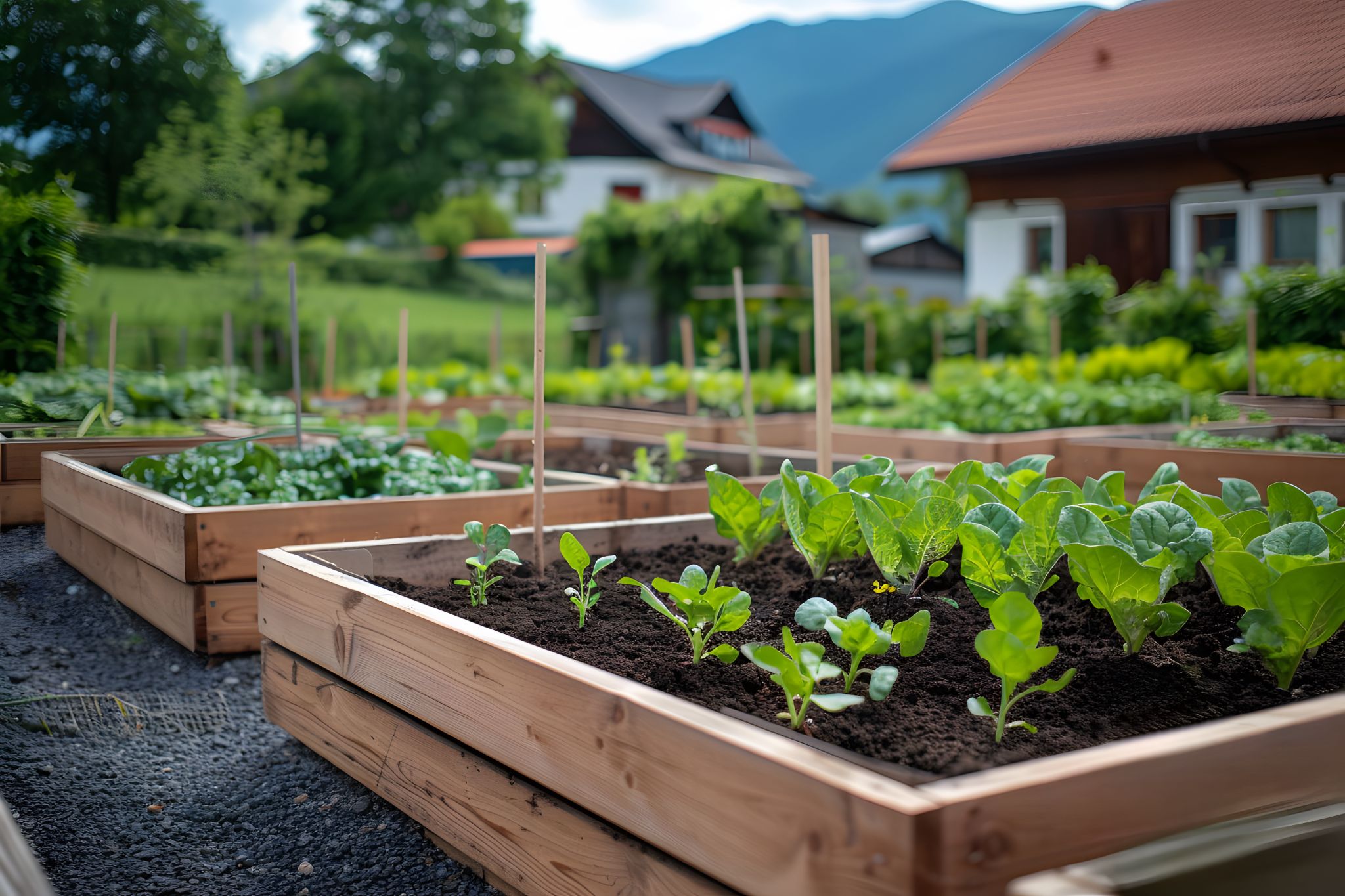 Raised Garden Bed made of Timber
