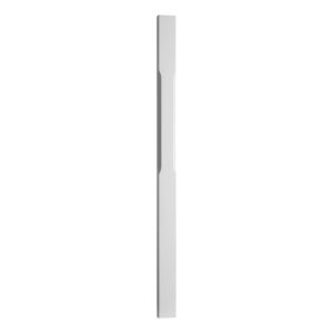 Solid White Primed 90mm Staircase Half Newel Post - Stop Chamfer