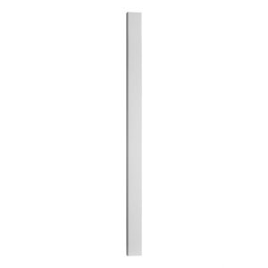Solid White Primed 90mm Staircase Half Newel Post - Square