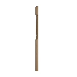 Solid Oak 90mm Staircase Half Newel Post - Turned